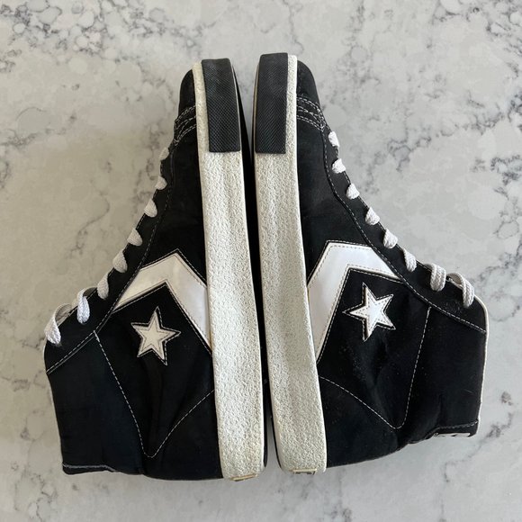 CONVERSE Attache Hi Mens Shoes Black White - Size 11 CLEAN - Picture 3 of 7